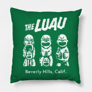 The Luau V2 Beverly Hills Vintage Tiki Bar Pillow