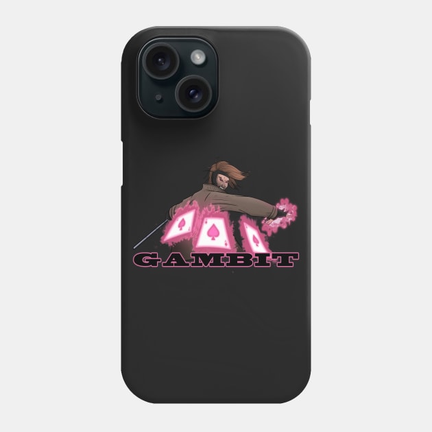 Gambit Phone Case by MobiusTees