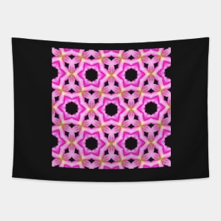 Pink Yellow Dahlia Pattern Pattern Number 4 Tapestry