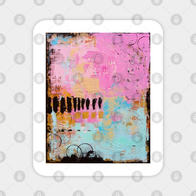 Abstract Art Digital Modern painting  Women And Men Tshirt Cases Iphone Magnet by generationplanete