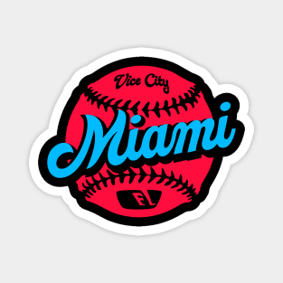 Miami Baseball Magnet