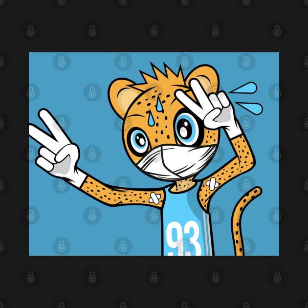 Masked Athlete Cheetah by MOULE