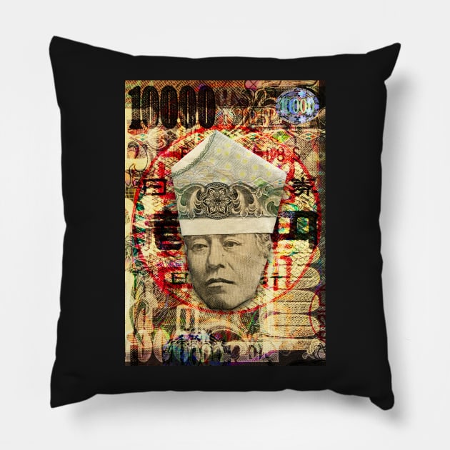 King Fukuzawa / Money Origami Pillow by yosuke