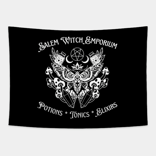 Salem Witch Emporium Halloween Witchcore Tapestry by MalibuSun