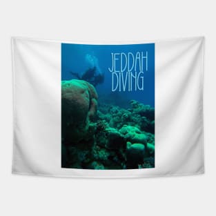 JEDDAH DIVING Tapestry