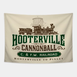 Hooterville Cannonball Tapestry