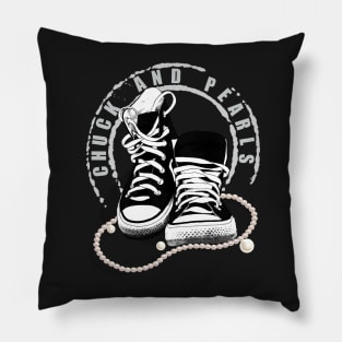 Chuck and Pearls Pillow