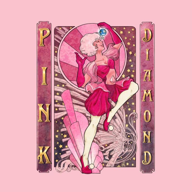 Pink Diamond Nouveau by abstractmouse