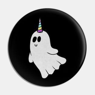 Unicorn Ghost, Cute Halloween Costume Gift Pin