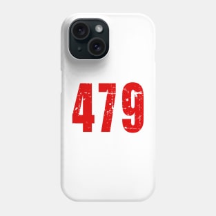 Arkansas 479 Area Code Distressed Design Phone Case