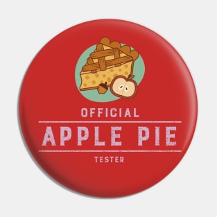 Official Apple Pie Tester Pin