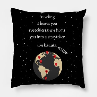 travel quotes Pillow
