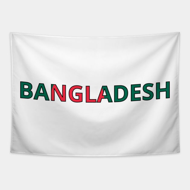 Drapeau Bangladesh Tapestry by Pixelforma