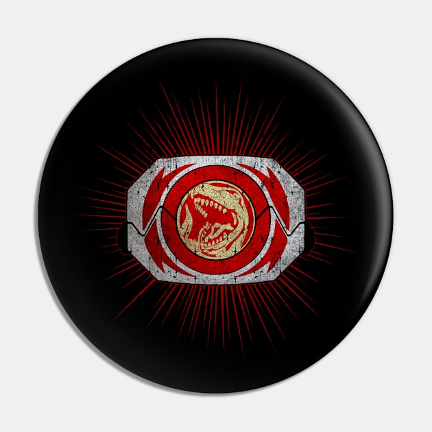 Red Ranger Power Pin by Designsbytopher