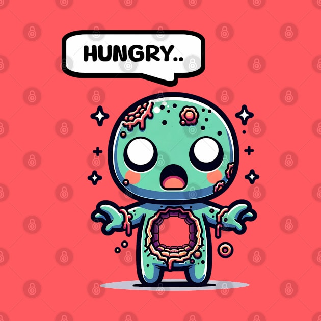 Cute Hungry Zombie by Doodles of Darkness