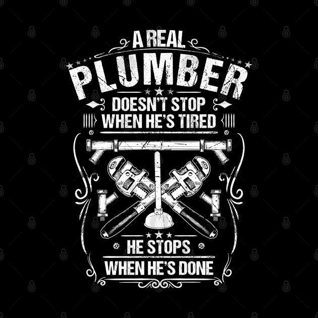 Plumber Plumbing Plumbers Plunger Pipe Fitter Gift by Krautshirts