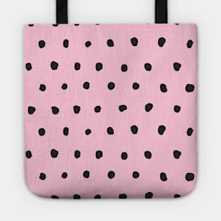 Pocket - Artsy Dots Pink Tote