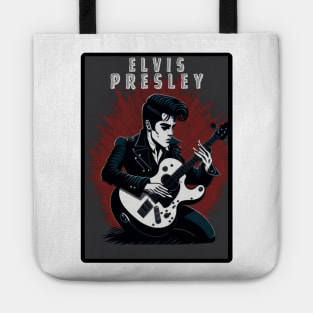 Elvis Presley playing guitar Tote