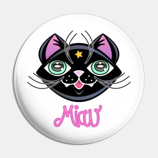 miau cat Pin