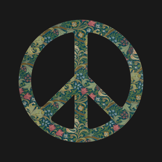 Floral Peace Sign by Risk Studio Los Angeles