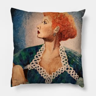 Lucille Ball Painting Pillow