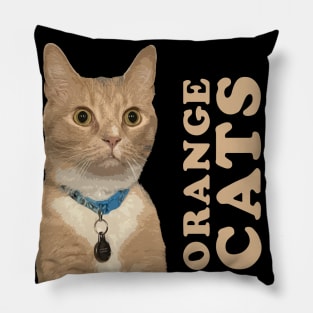One Brain Cell - Orange Cat Pillow