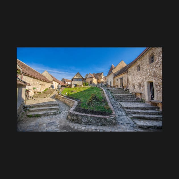 The Rasnov Citadel in Romania by mitzobs