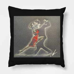 Tango dancers 1 Pillow