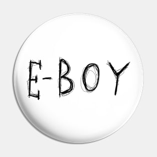 Dark and Gritty EBOY sketch text Pin