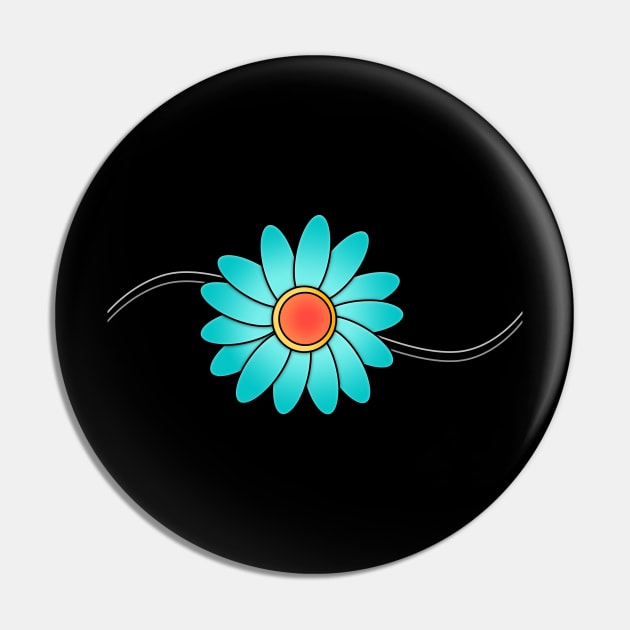 Single Daisy Pin by rayraynoire