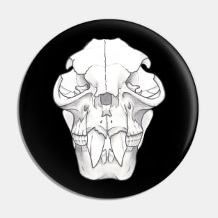 Hyrax Skull Pin