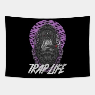 Trap Life / Urban Streetwear / Chillin Monkey Tapestry