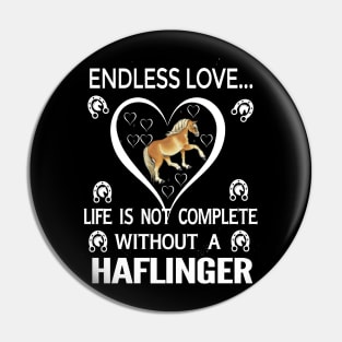 Haflinger Horse Lovers Pin