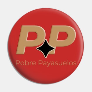 Pobre Payasuelos Roja Pin