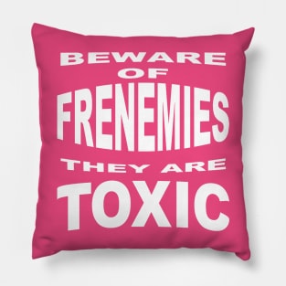 Beware of Frenemies Pillow