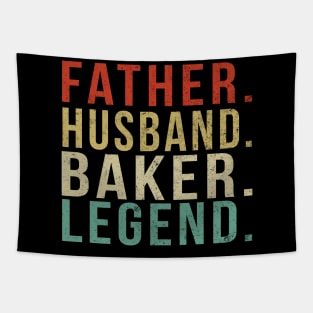 Baker Dad Vintage/ Father. Husband. Baker. Legend. Tapestry