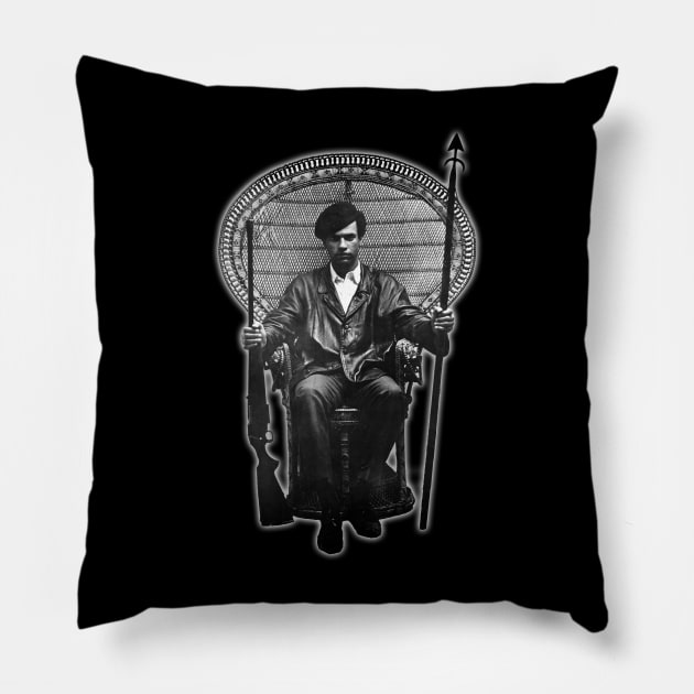 Huey Newton Pillow by UrbanLifeApparel