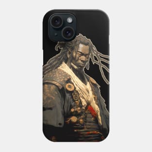 Yasuke Black Samurai in 1579 Feudal Japan No. 3 Phone Case