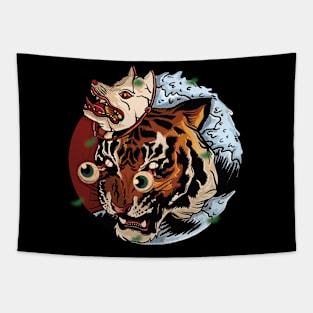 Tiger Mask T-Shirt Tapestry