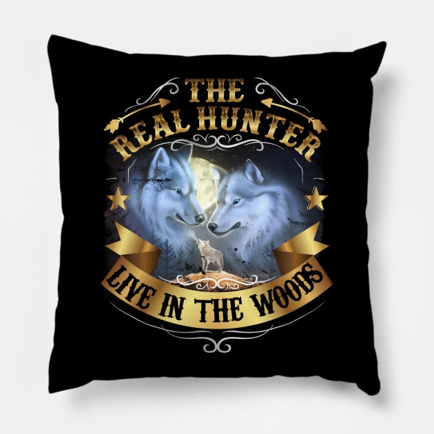 The Real Hunters - Hunting Gift Pillow by Xpert Apparel