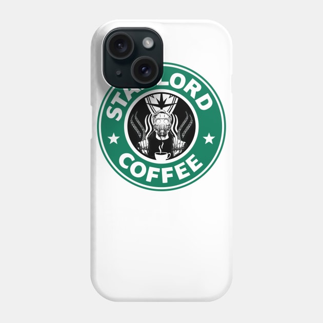 Star Lord Coffee Phone Case by aqhart