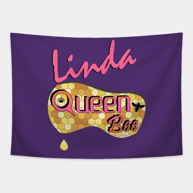 Linda Queen Bee Tapestry by  EnergyProjections