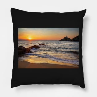 Mumbles Lighthouse Pillow