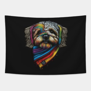 More Dogs of Color - #10 (Lhasa Apso) Tapestry