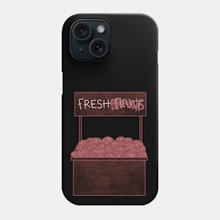 Zombie Brain Fruit Stand Phone Case