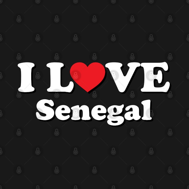 I Love Senegal by Ericokore