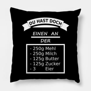 Waffel Lustig Spruch Backen Bäcker lustig Pillow