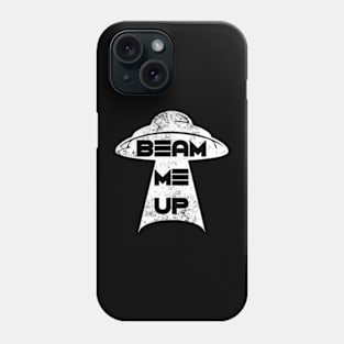 Beam Me Up Ufo Vintage Alien Space Lover Phone Case