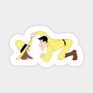 Curious George Man In The Yellow Hat 2 Magnet