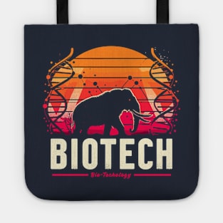 Biotech Bio Technology DNA Mammoth Science Crispr Gene Edit Tote